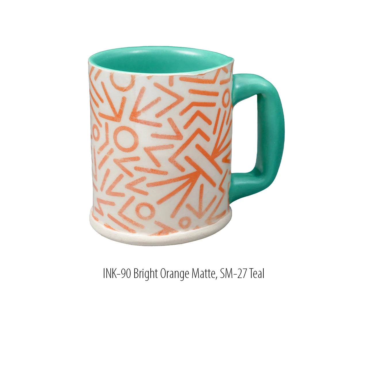 Ink-90 Bright Orange Matte Ink by Amaco