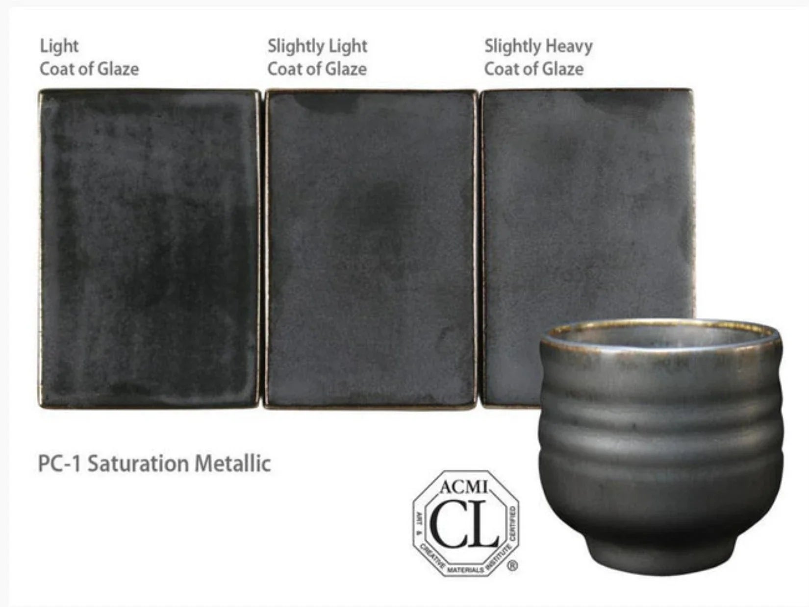 PC-01 Saturation Metallic Glaze by Amaco