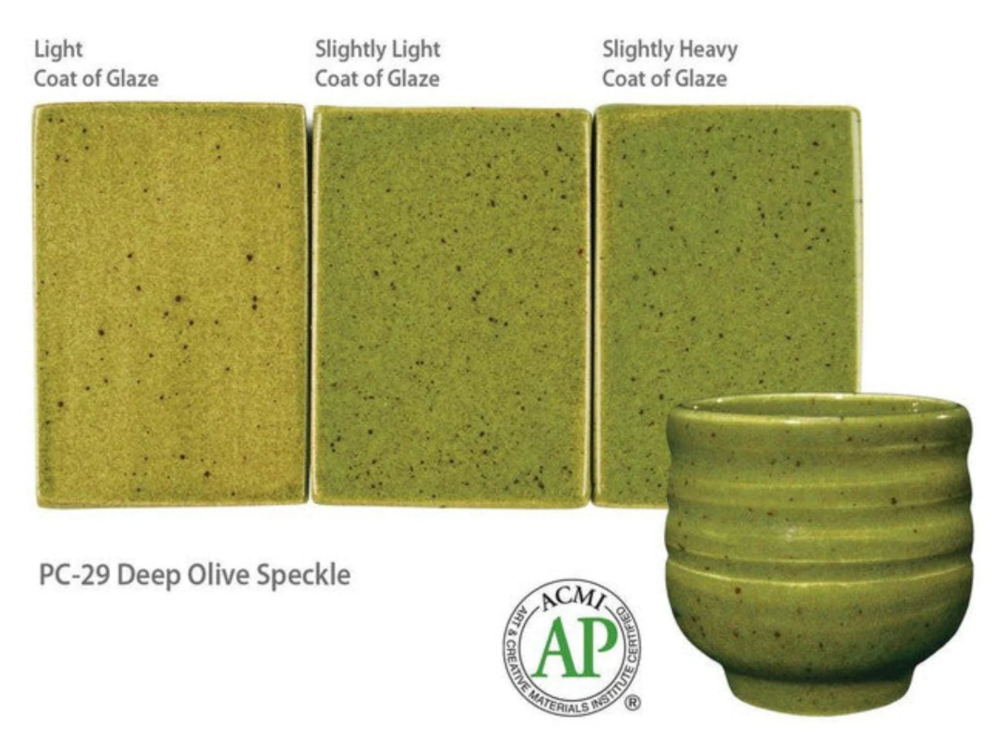 PC-29 Deep Olive Speckle Glaze