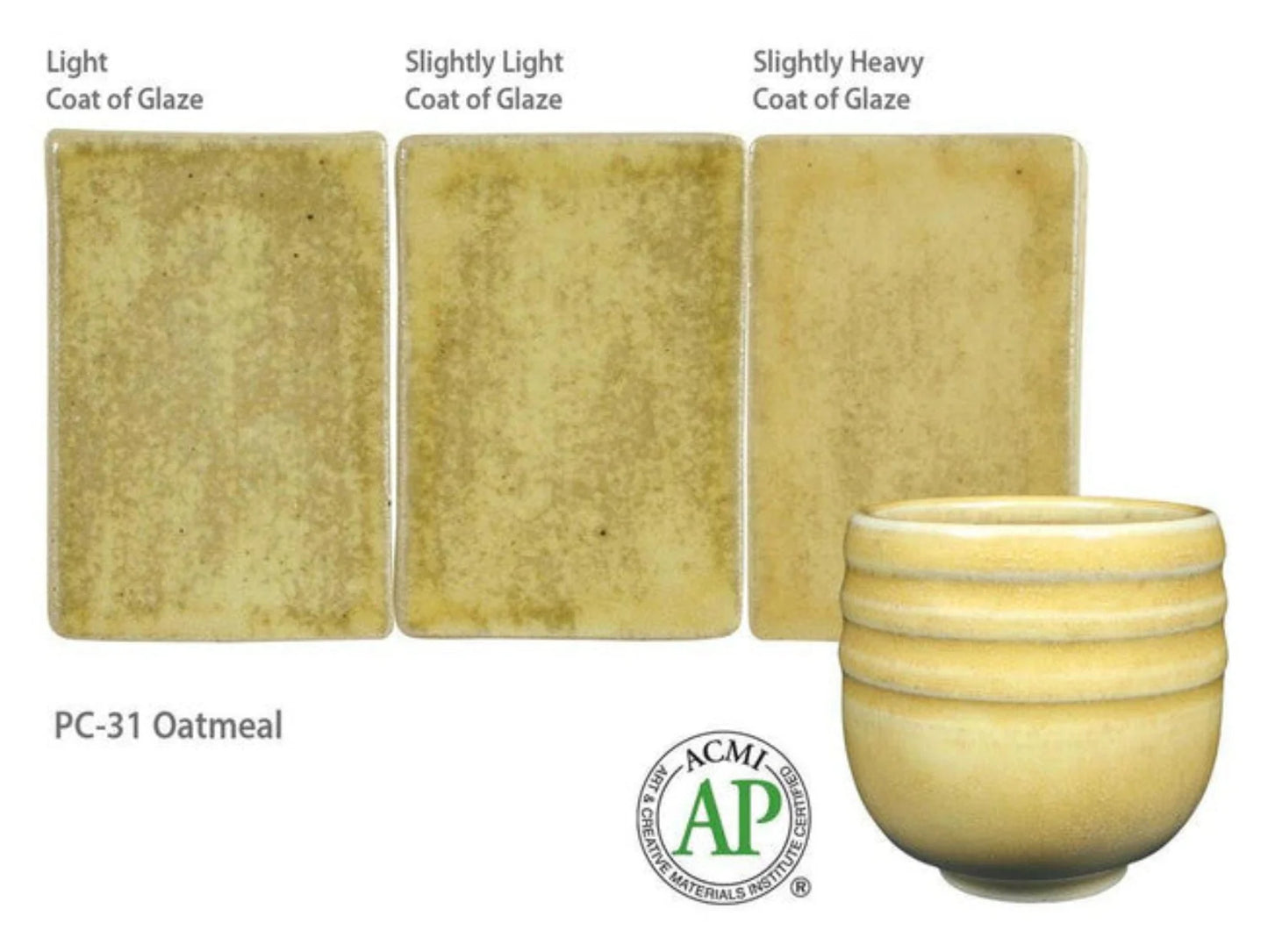 PC-31 Oatmeal Glaze by Amaco