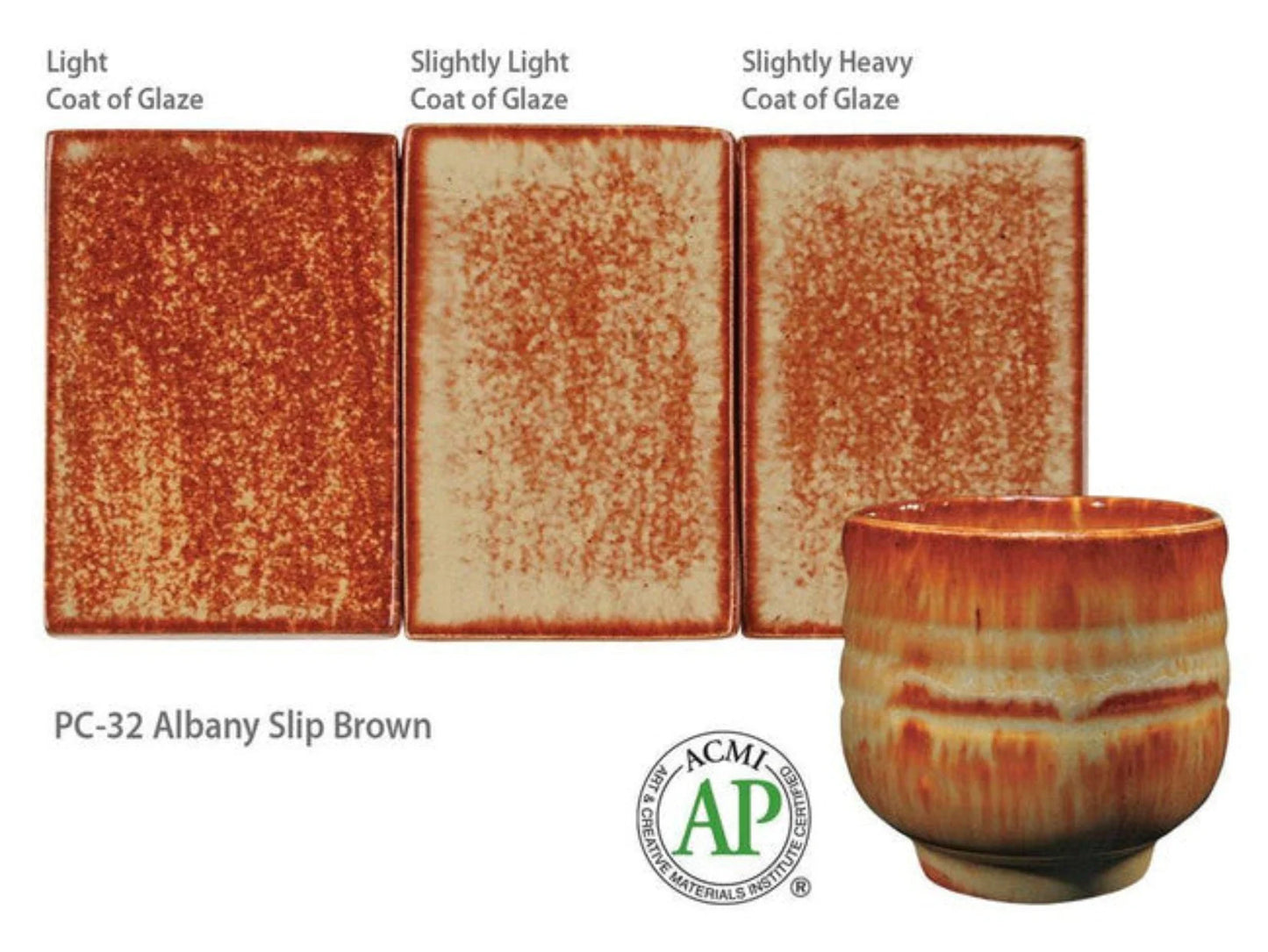 PC-32 Albany Slip Brown Glaze by Amaco