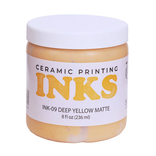 Ceramic Inks Ink-09 Deep Yellow Matte Ink by Amaco