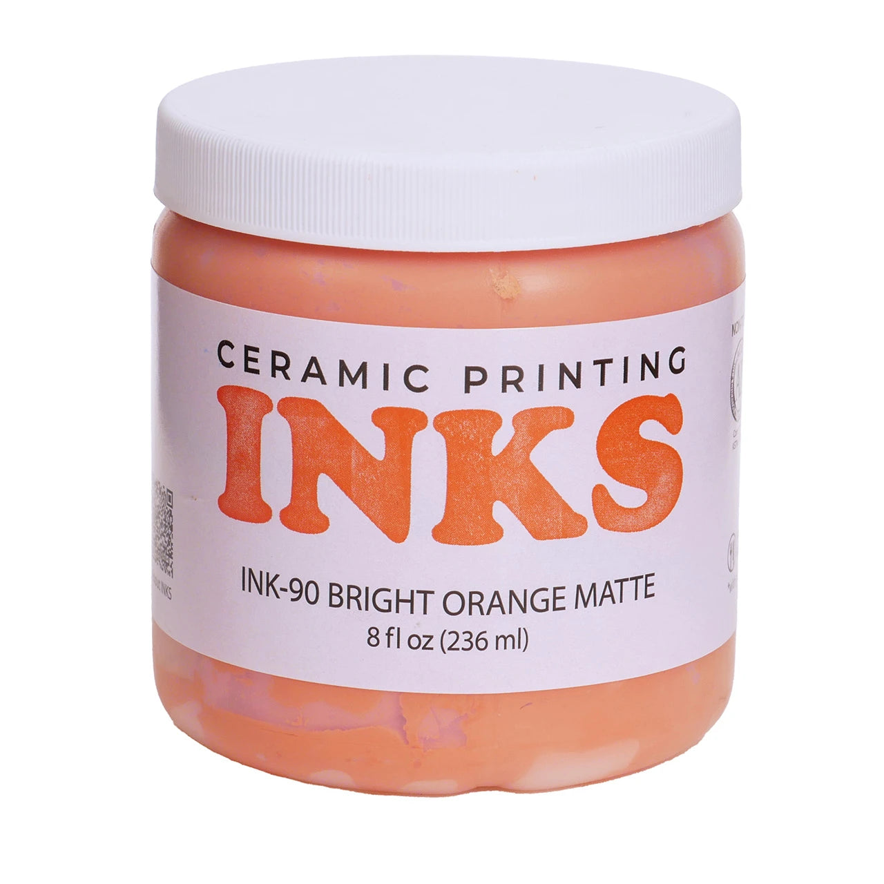 Ink-90 Bright Orange Matte Ink by Amaco