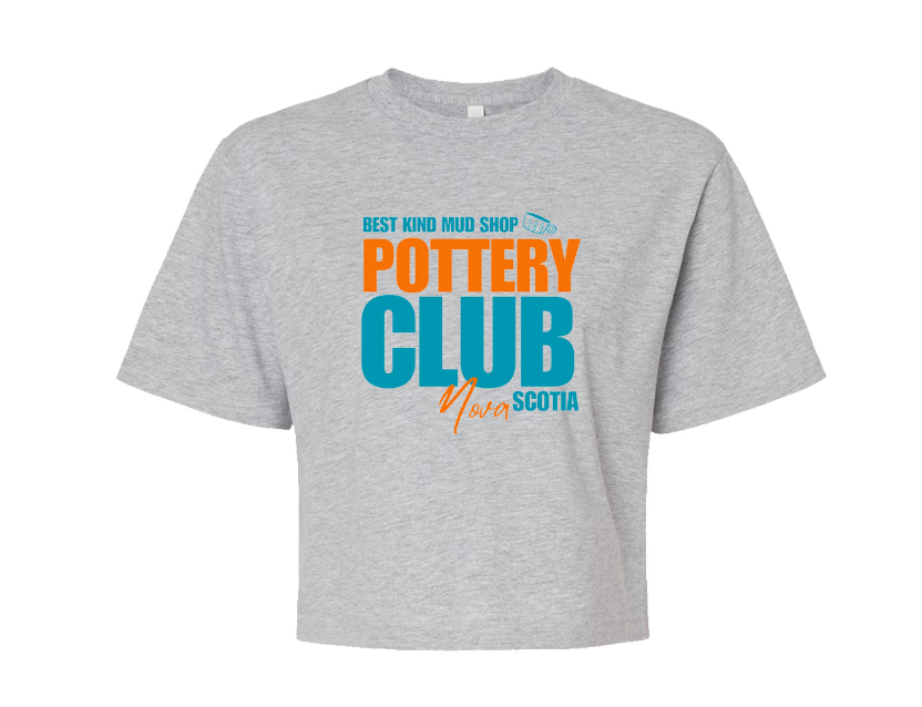 Best Kind Mud Shop Pottery Club Crop T-shirt