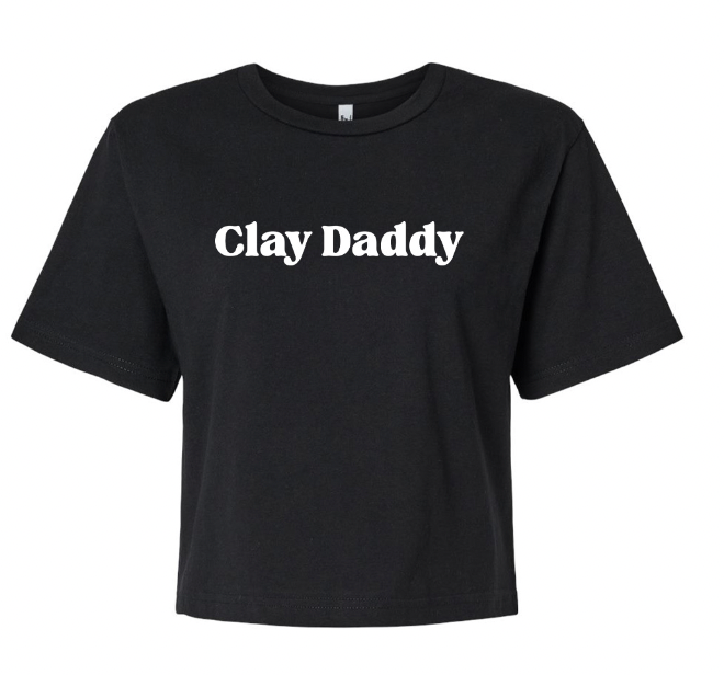 Clay Daddy Crop T-shirt