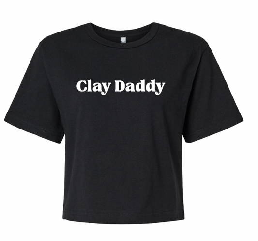 Clay Daddy Crop T-shirt