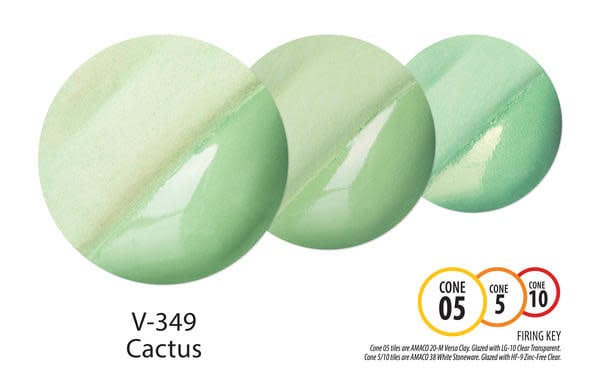 V-349 Cactus Velvet Underglaze 2oz