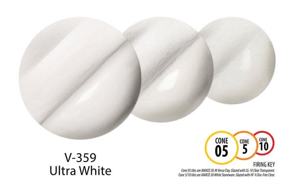 V-359 Ultra White Velvet Underglaze 2oz