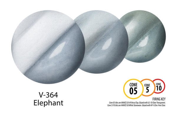 V-364 Elephant Velvet Underglaze