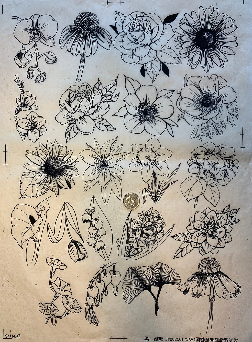 In Bloom  underglaze transfer