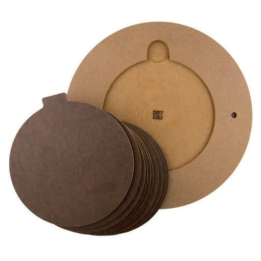 Dirty Girls Bat Insert System-Master & 10 Round Inserts 6.5"