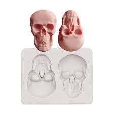 Silicone Sprigs- Skull Faces