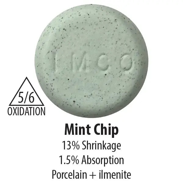 Mint Chip Cone 5/6 Porcelain Clay 20lb Bag