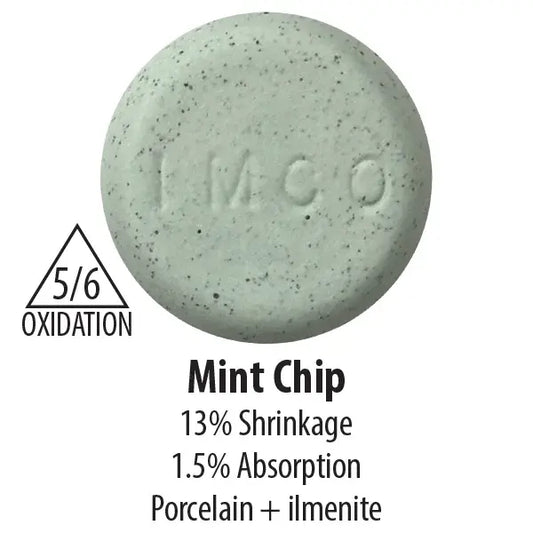 Mint Chip Cone 5/6 Porcelain Clay 20lb Bag