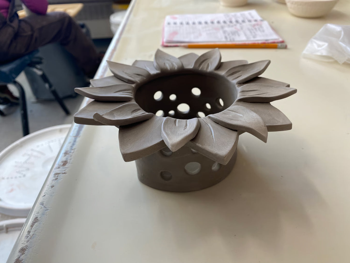 Templates - Luminary Candle Sconce Slab Pottery Template