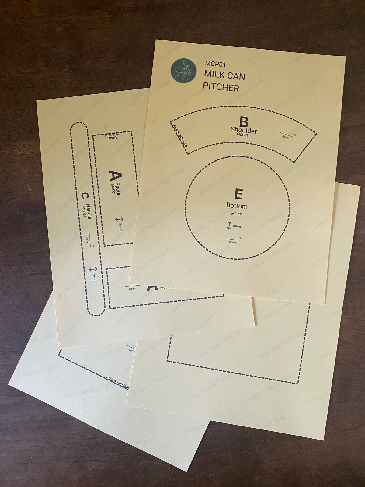Templates - Milk Can Pitcher