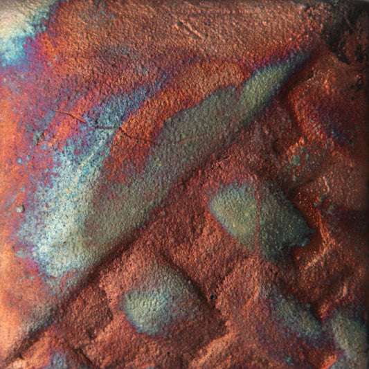 Mayco RK106 Peacock Matte Raku Glaze