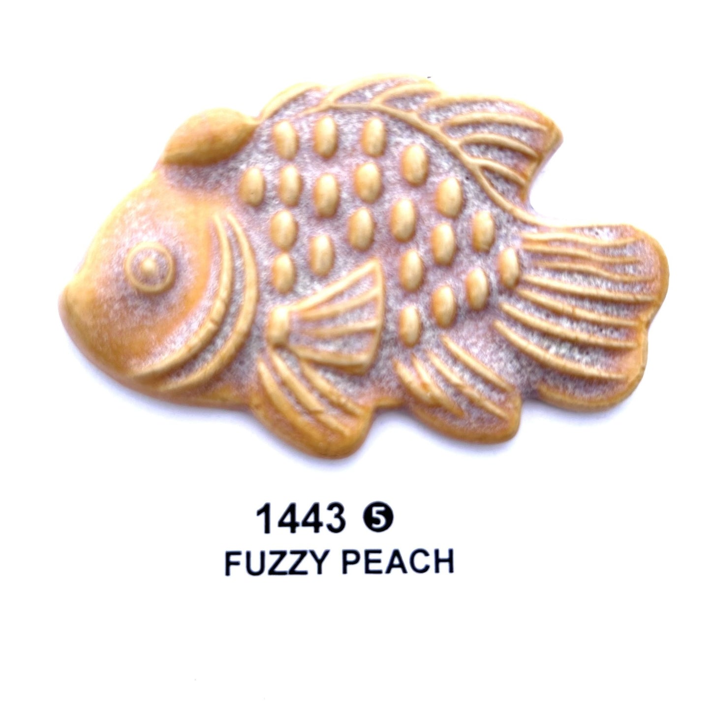 Spectrum Fuzzy Peach 1443 Floating Glaze